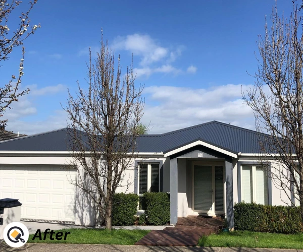 After home painting work in Berwick