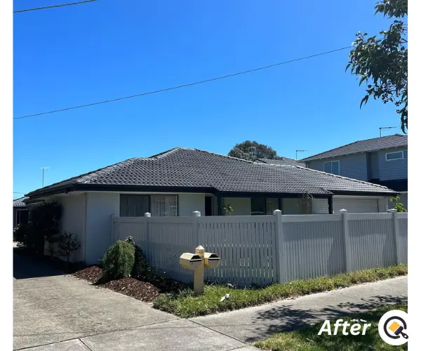 After roof painting work in Carrum Downs