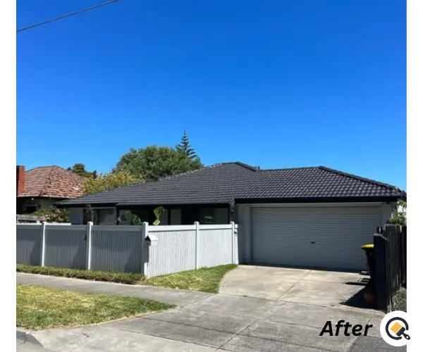 After roof painting work in Carrum Downs by our painters
