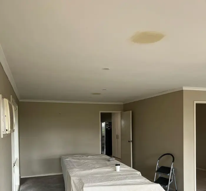 interior house painting work progress