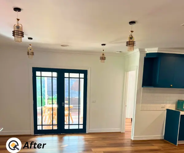 After house interior painting work in Clayton