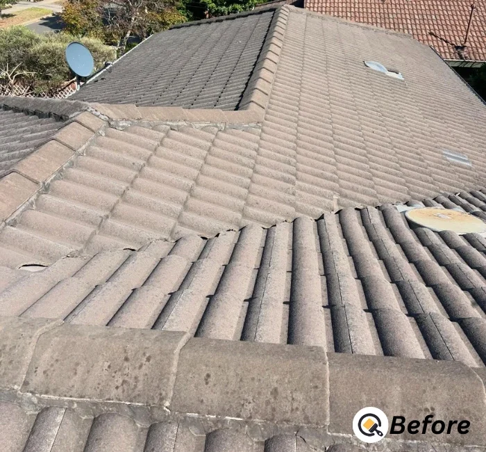 before Roof painting Mount Waverley
