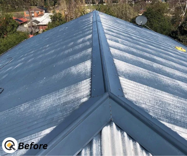 before roof painting Berwick