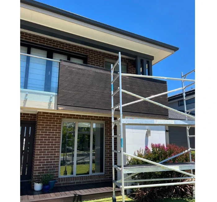 home exterior painting work in Clyde North by our painters